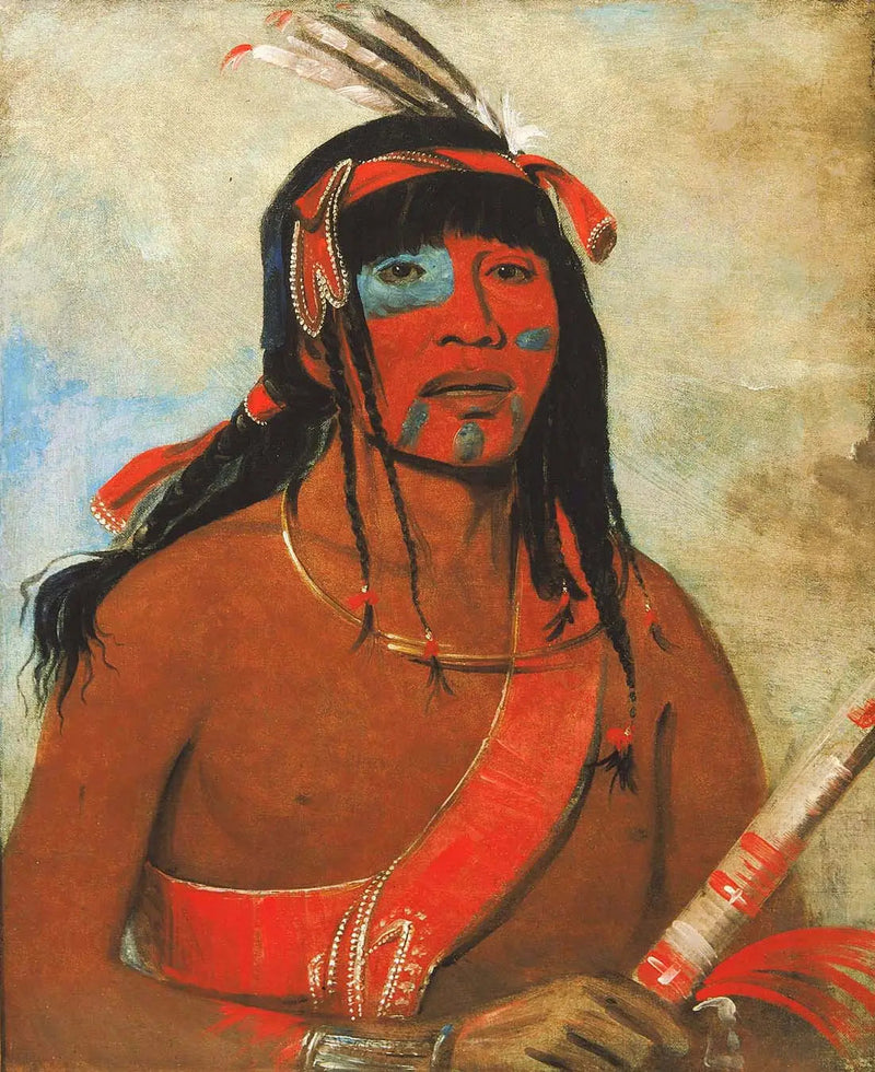 ओ-टावाह, ल'ऑटावे, एक योद्धा - जॉर्ज कैटलिन