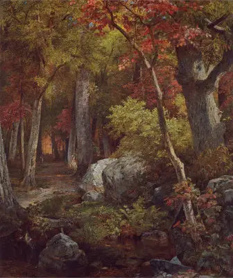 Octobre - William Trost Richards image 1 copie de tableau peinte à la main