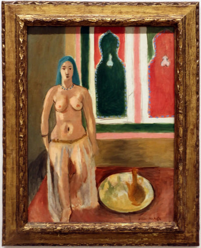 Reproduction du tableau « Odalisque Coiffure Verte - Henri Matisse » par Alpha Reproduction en peinture à l’huile