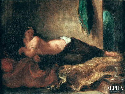 Odalisque - Eugène Delacroix - Reproductions de tableaux et peintures haut de gamme