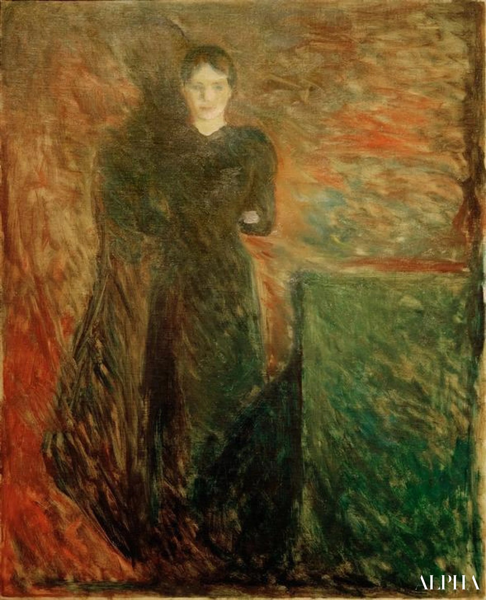 Olga Buhre - Edvard Munch - Reproductions de tableaux et peintures haut de gamme