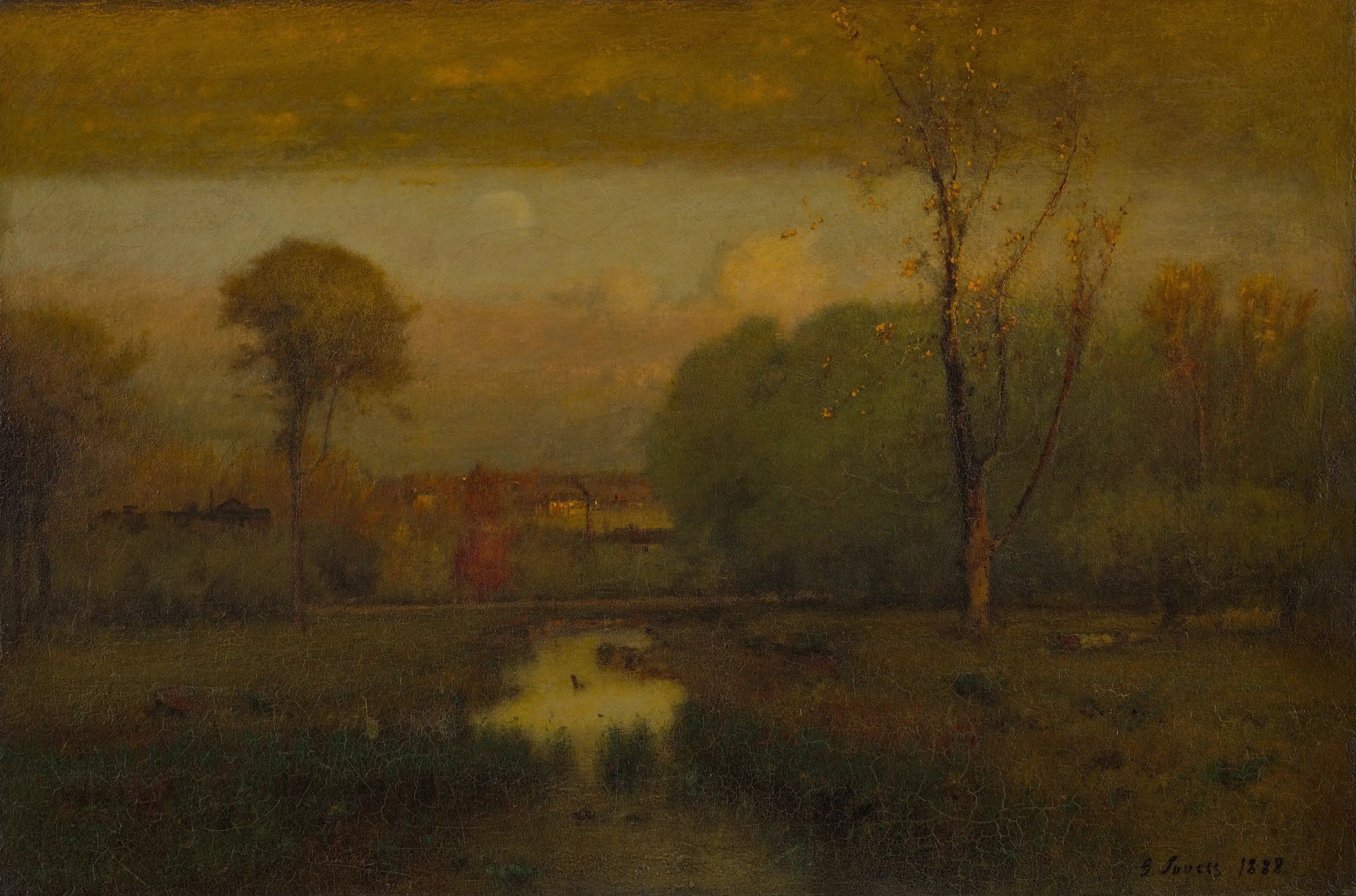 Or d'automne - George Inness image 1 tableau peint à l’huile sur toile