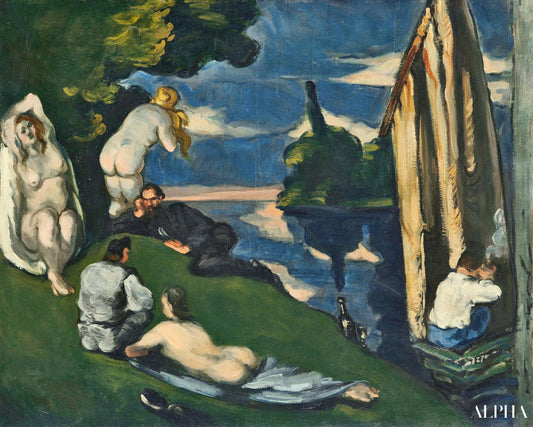 Pastorale (ou : Idylle) - Paul Cézanne - Reproductions de tableaux et peintures haut de gamme