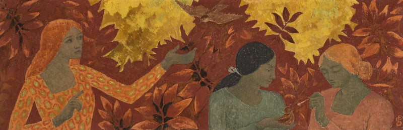 Métamorphoses La légende des papillons, des fleurs et des oiseaux (La becquée) - Paul Sérusier