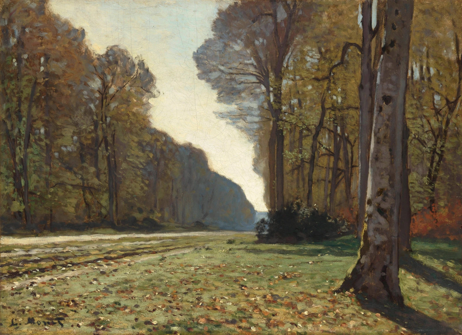 Le Pavé de Chailly W56 par Claude Monet, vers 1865, musée d’Orsay