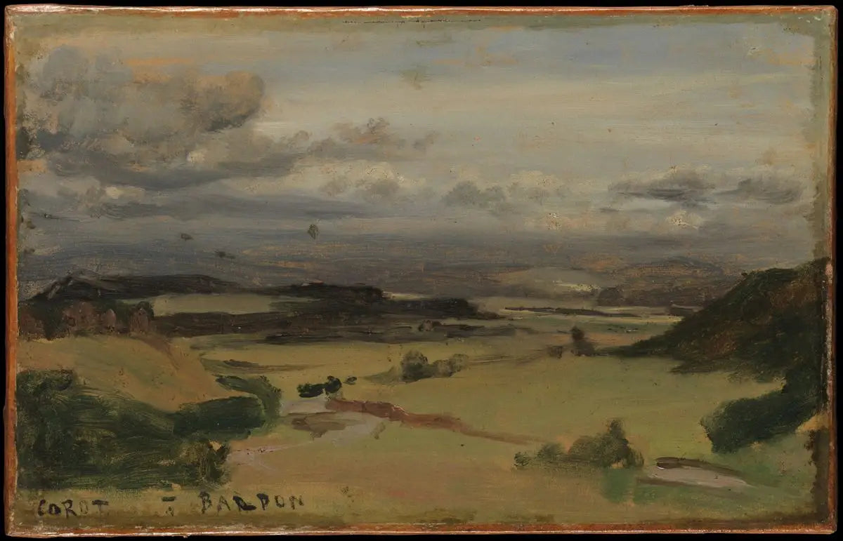 Paysage à Civita Castellana - Jean-Baptiste Camille Corot - Alpha Reproduction