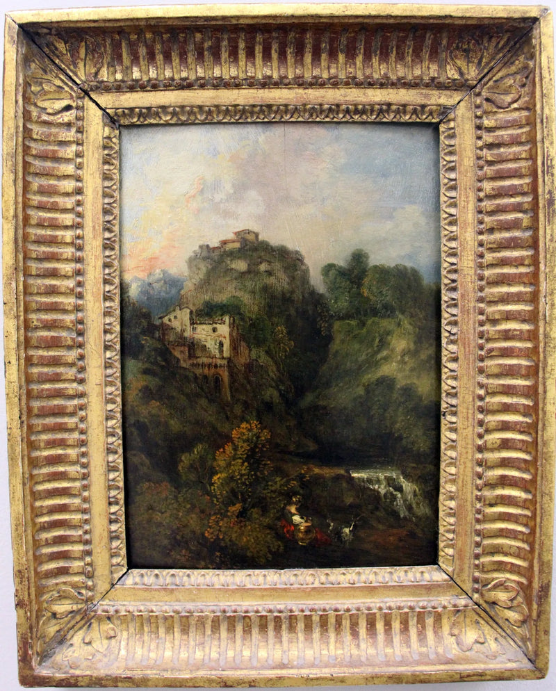 बकरी का परिदृश्य - Antoine Watteau