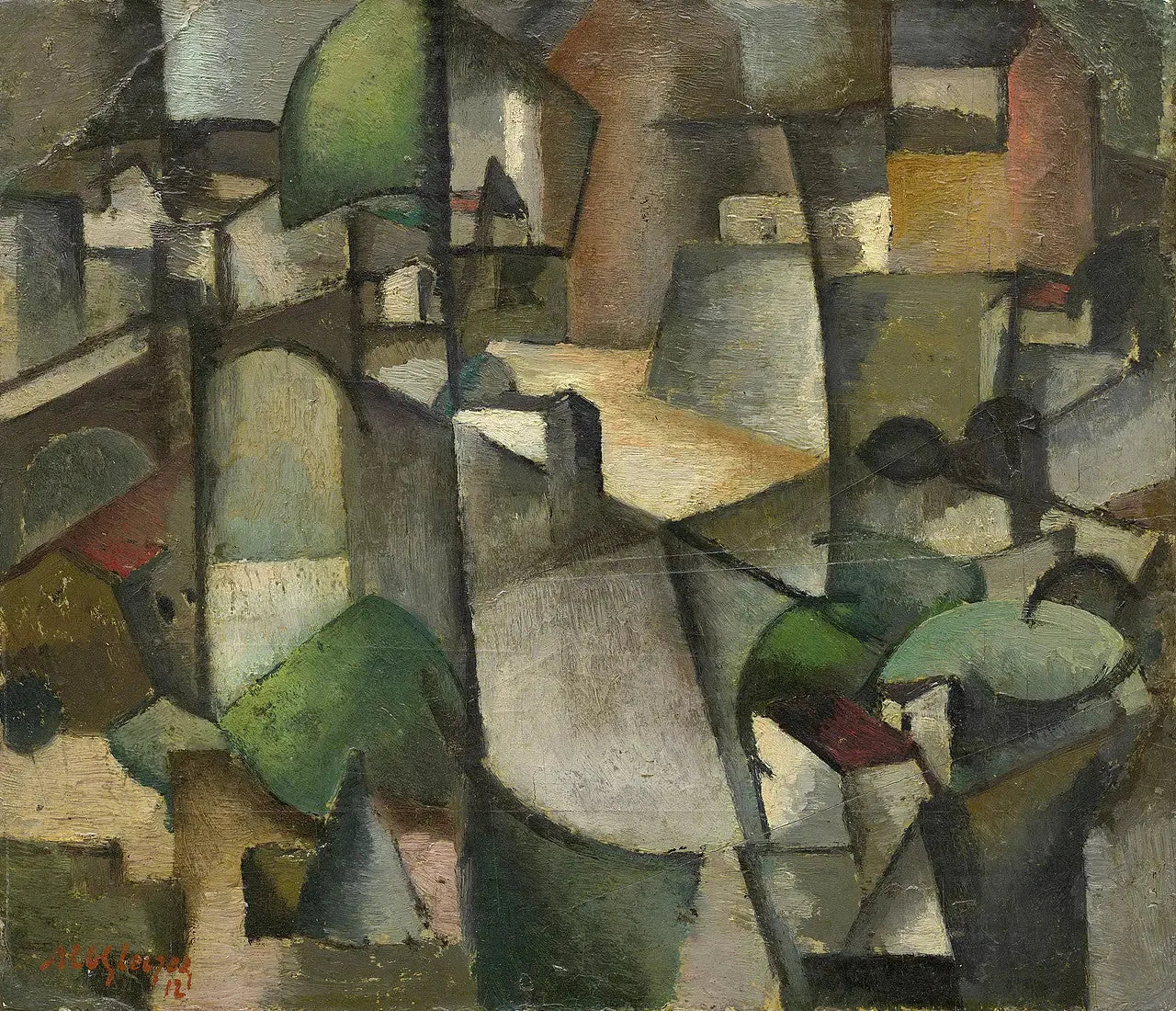 Paysage - Albert Gleizes image 1 tableau peint à l’huile sur toile