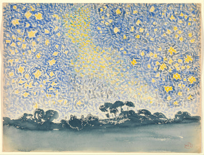 Paysage avec étoiles - Henri-Edmond Cross - Alpha Reproduction