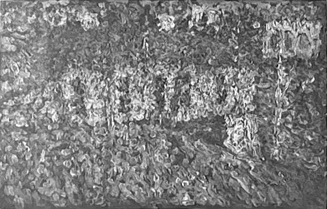 घरों और जलधाराओं के साथ परिदृश्य - कज़िमिर मेलिविच