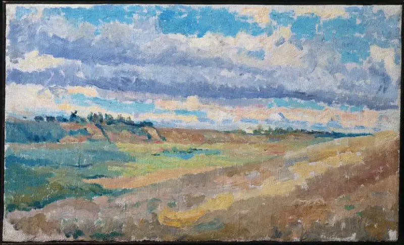 परिदृश्य, खेत - कज़िमीर मालेविच