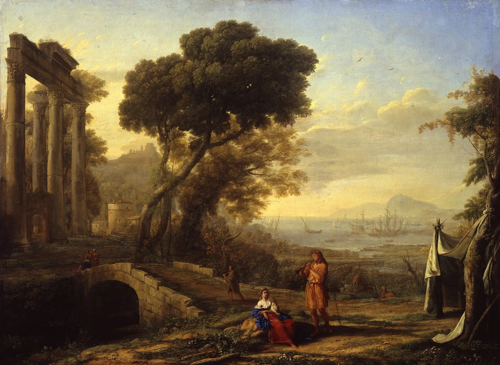 Paysage côtier italien - Claude Lorrain - Alpha Reproduction