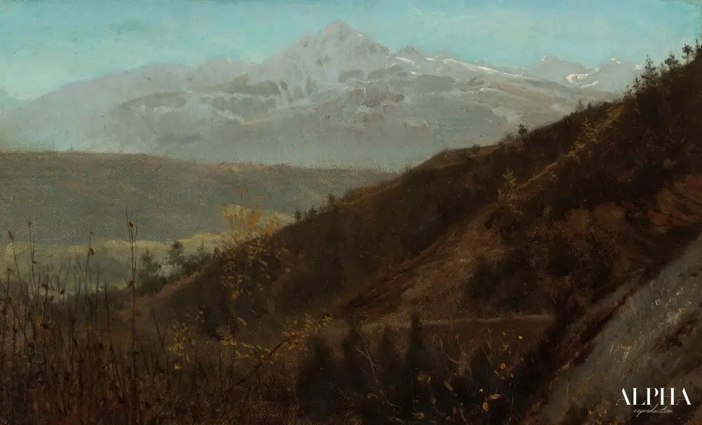 Paysage de montagne - Lawrence Alma-Tadema Reproductions de tableaux à la peinture à l’huile