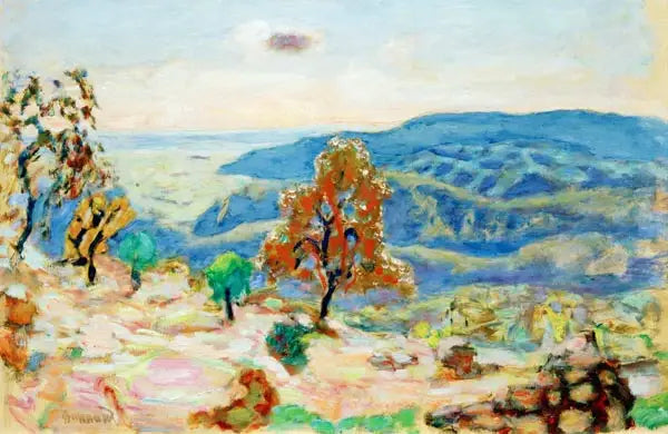 पर्वतीय दृश्य - पियरे बोनार्ड