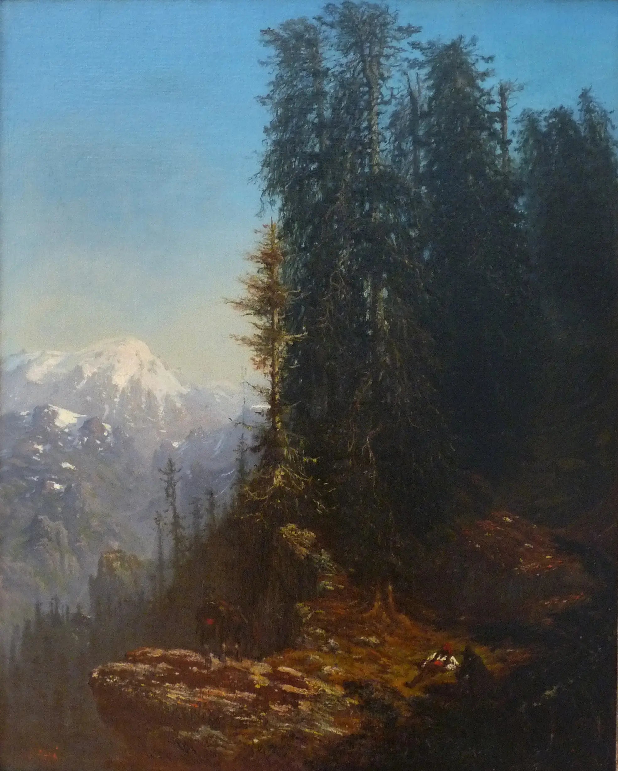 Paysage des Pyrénées - Gustave Doré image 1 copie peinte à la main à l’huile