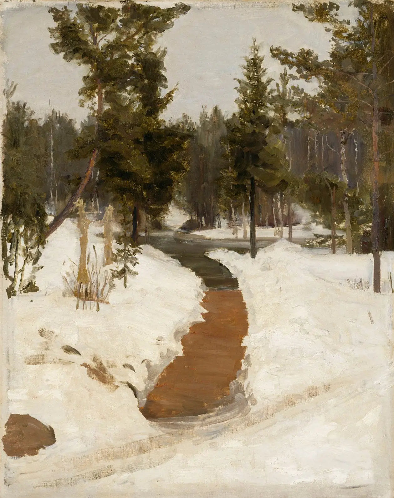 Paysage d’hiver - Ilya Repin - Alpha Reproduction