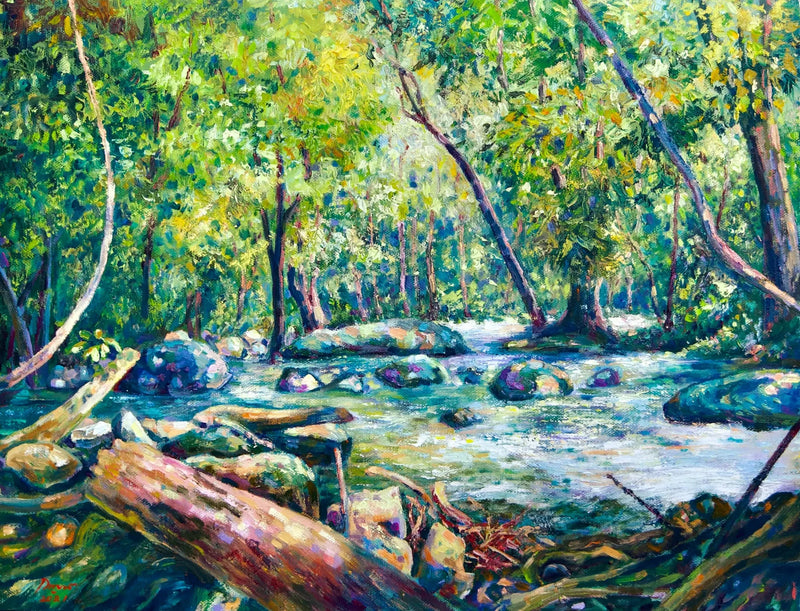 वन परिदृश्य | 50 x 40 सेमी