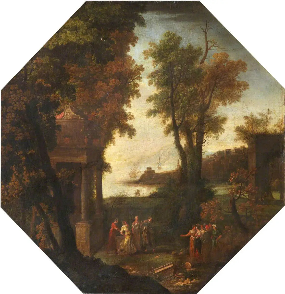 Paysage italien - Claude Lorrain - Alpha Reproduction