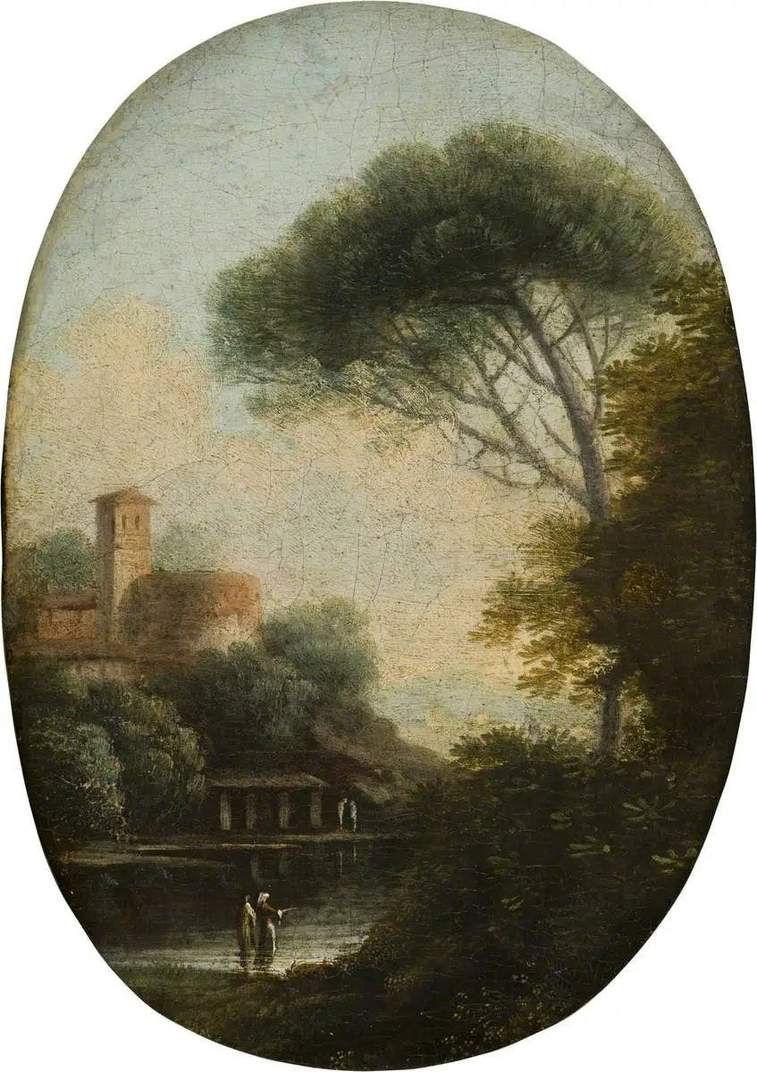 Paysage lacustre boisé - Claude Lorrain - Alpha Reproduction