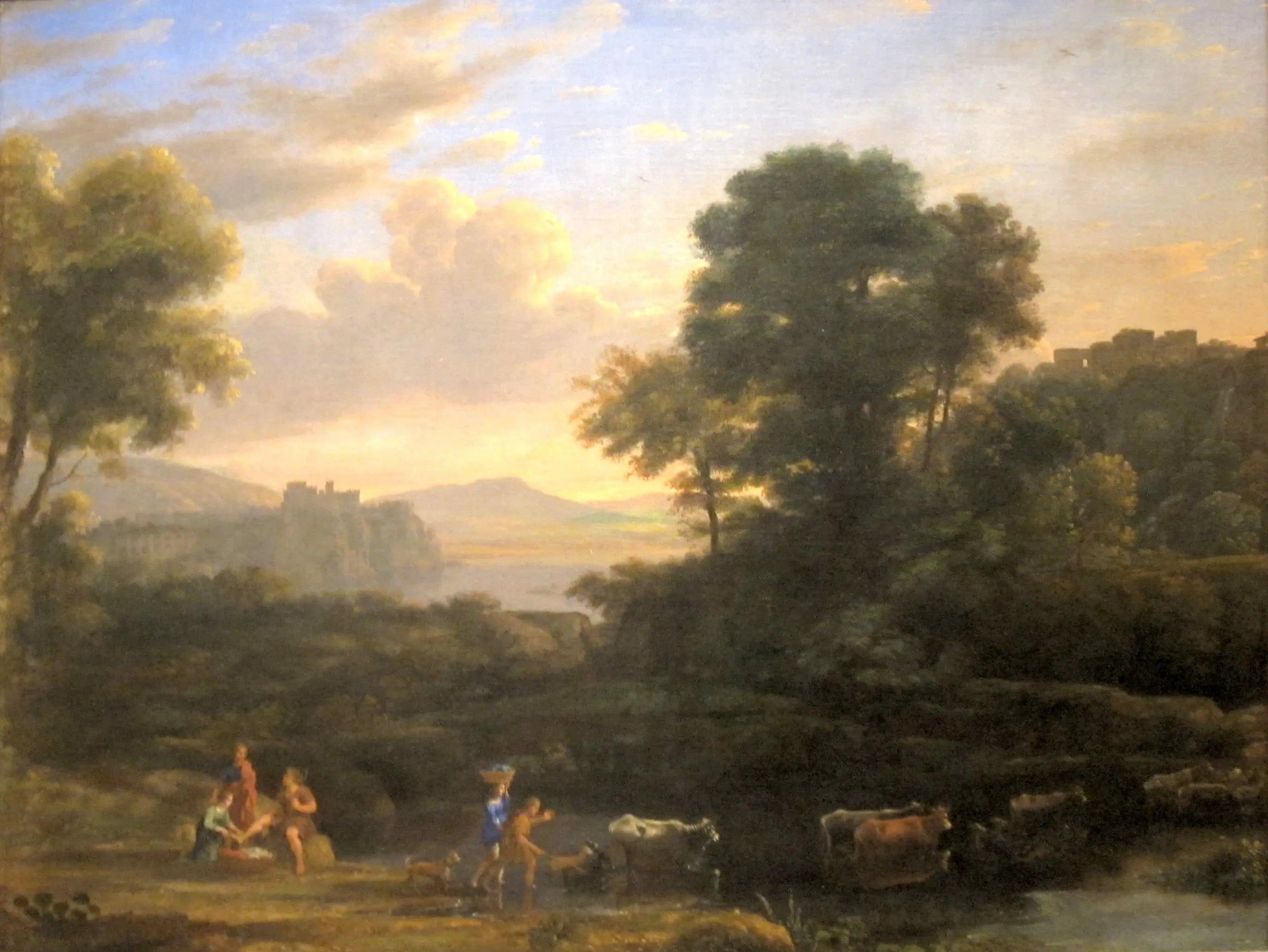 Paysage pastoral - Claude Lorrain - Alpha Reproduction