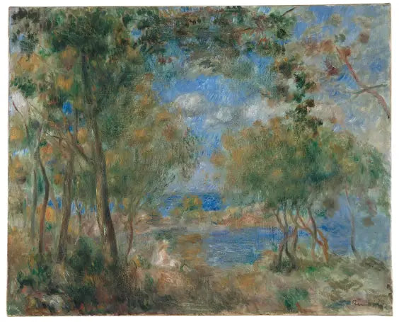 Paysage près de Noirmoutier - Pierre-Auguste Renoir image 1 reproduction réalisée par Alpha Reproduction