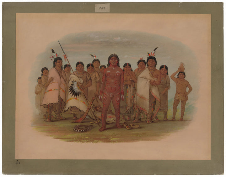 "मुझे पेंट करो" - अपाचे - George Catlin
