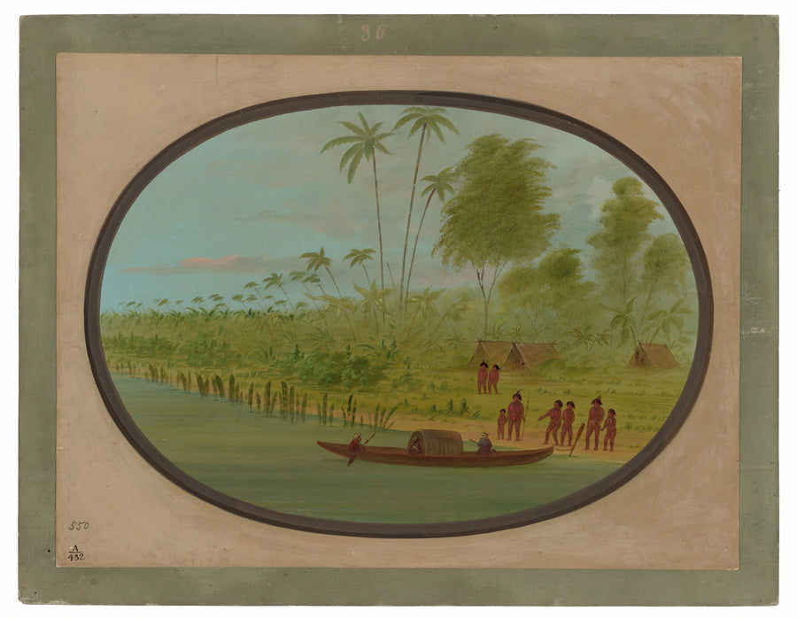 Peindre le chef Tobos - George Catlin