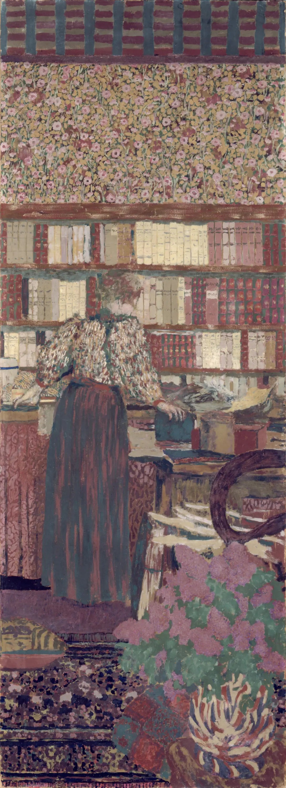 Personnages dans un intérieur. Le choix des livres - Édouard Vuillard - Alpha Reproduction