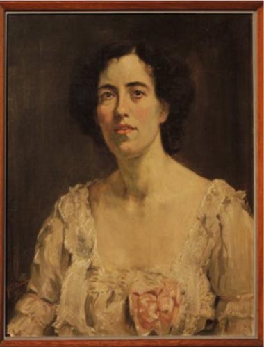 Portrait de dame - M. F. Pithawalla