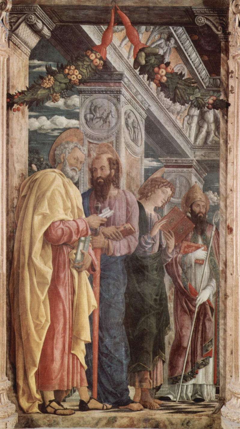पियरे, पॉल और जीन द एपोते के साथ संत जेनॉन - एंड्रिया मांटेन्या