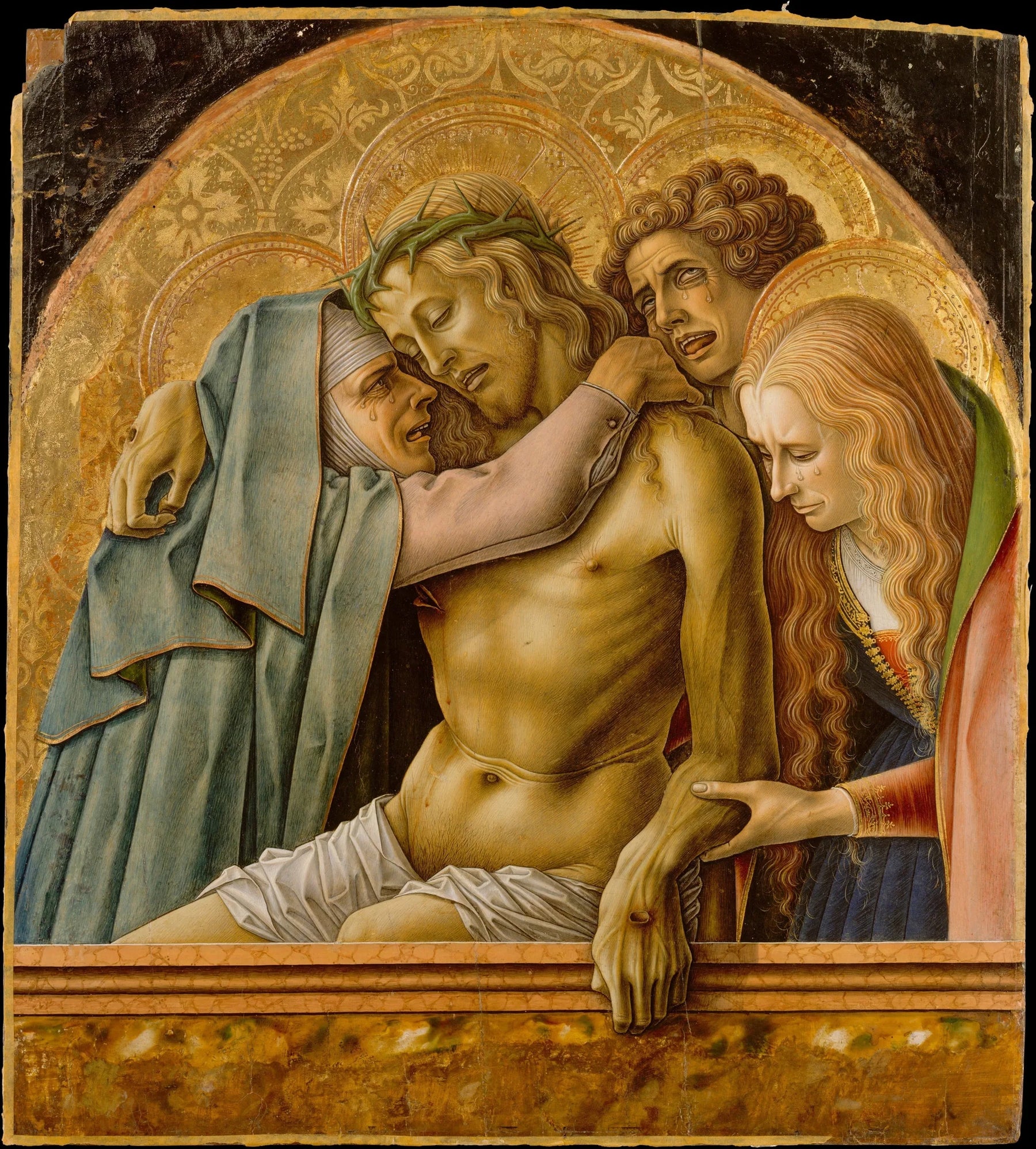 Pietà - Carlo Crivelli image 1 reproduction artisanale de tableau