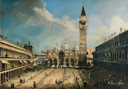 Place Saint-Marc (Canaletto) - Giovanni Antonio Canal - Reproductions de tableaux et peintures haut de gamme