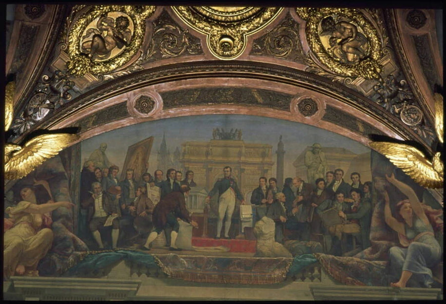Plafond : Napoléon Ier, l'art moderne - Charles-Louis Müller