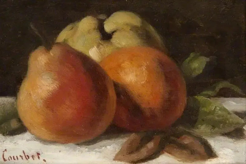 सेब, नाशपाती और संतरे - Gustave Courbet