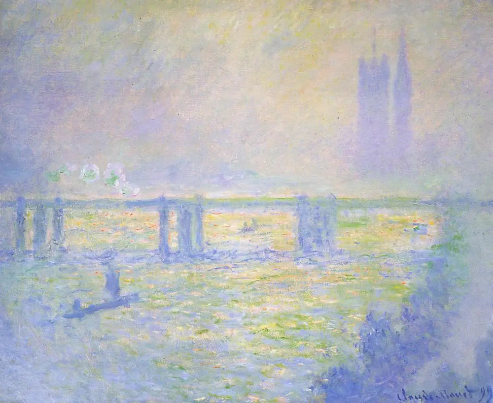 Pont de Charing - Claude Monet image 1 reproduction d’œuvre d’art à l’huile