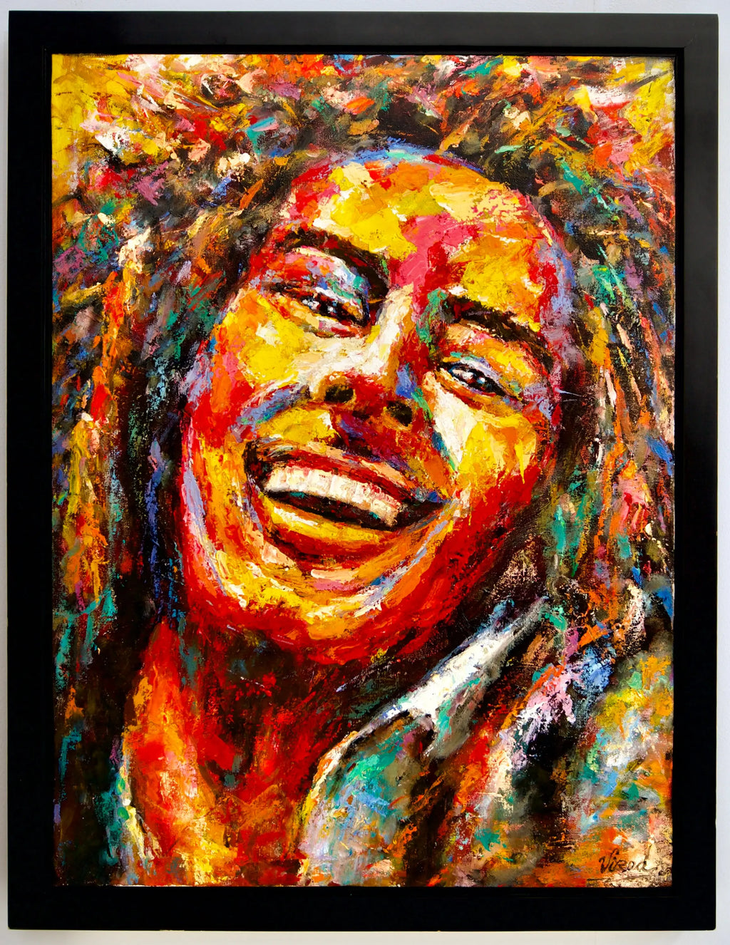 Pop Art Bob Marley - Virod | 60 x 80 cm Reproductions de tableaux à la peinture à l’huile