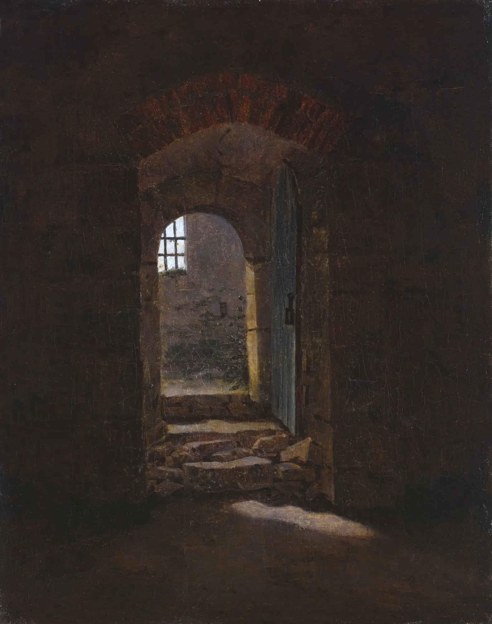 porte d'entrée à Meissen - Caspar David Friedrich image 1 copie de tableau peinte à la main