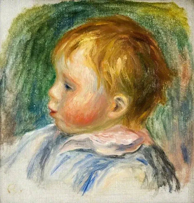 Coco, portrait de Claude Renoir en 1905, Glasgow Museums – reproduction peinture à l’huile