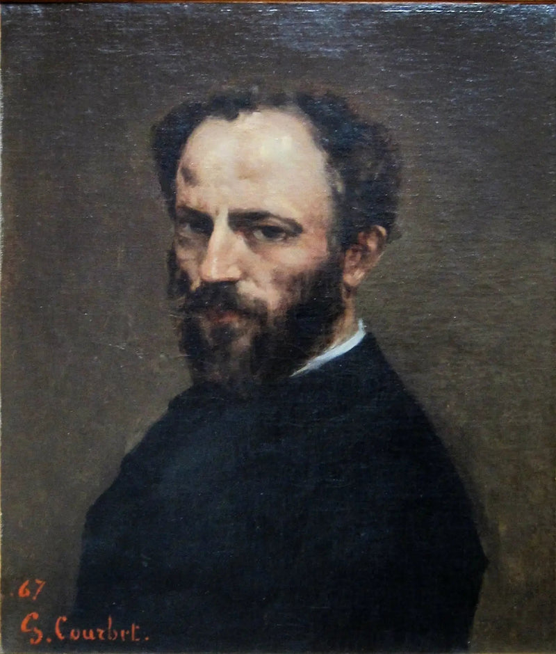 अमांद गौटियर का पोर्ट्रेट (1825-1894), चित्रकार - Gustave Courbet