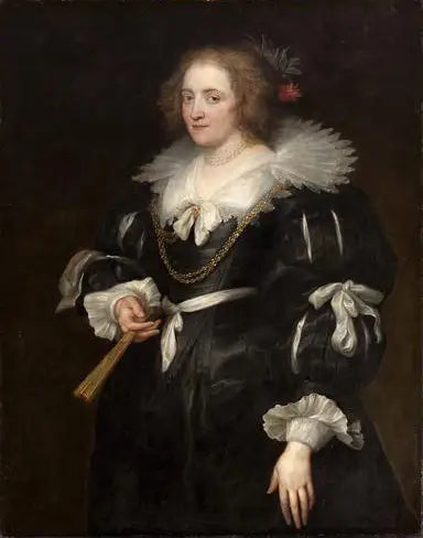 Portrait d'Amélie de Solms-Braunfels - Antoine van Dyck image 1 reproduction réalisée par Alpha Reproduction