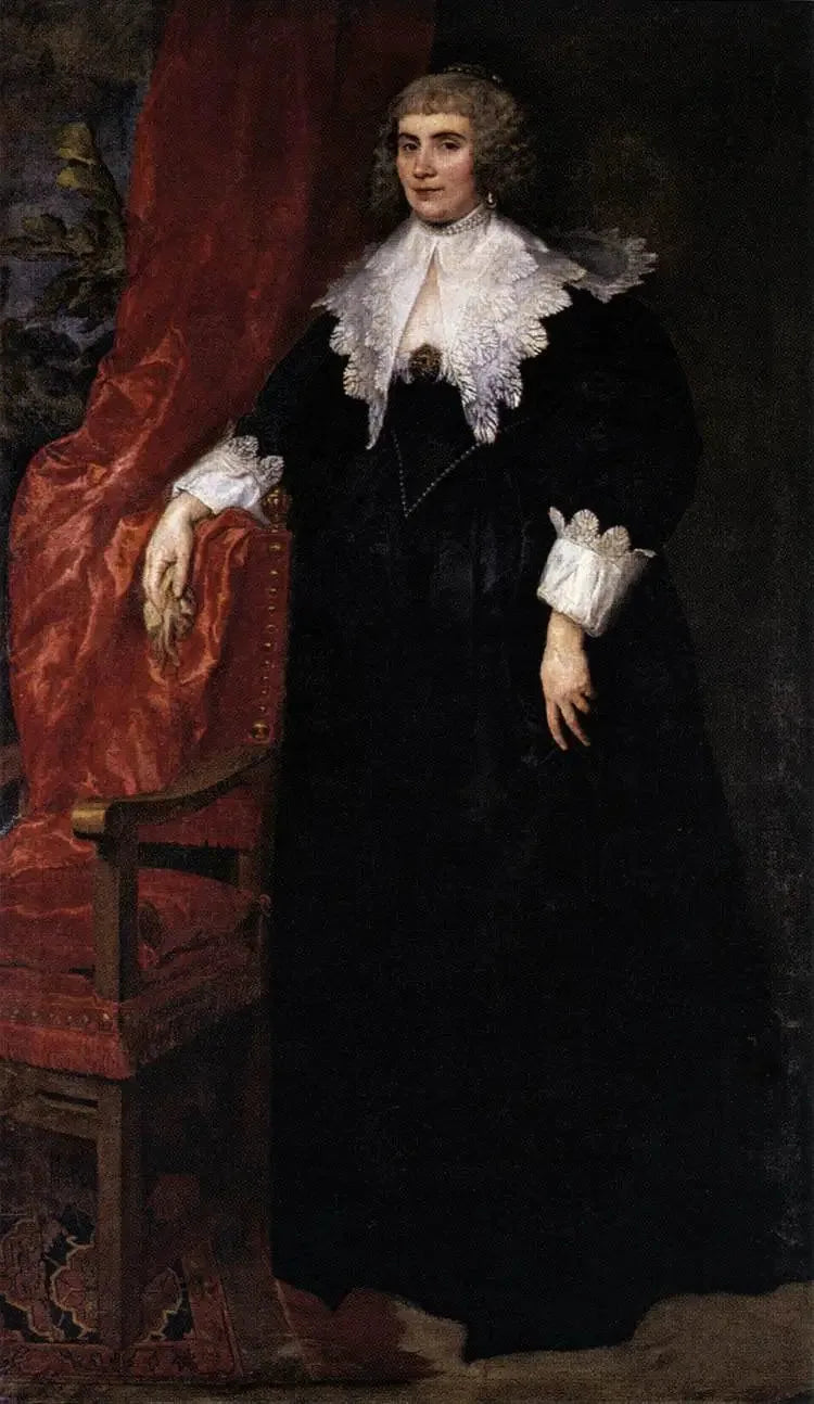 अन्ना वान क्रेसबेक का पोर्ट्रेट - Antoine van Dyck