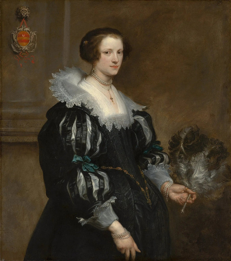 अन्ना वेक का पोर्ट्रेट (1605-1669) - Antoine van Dyck