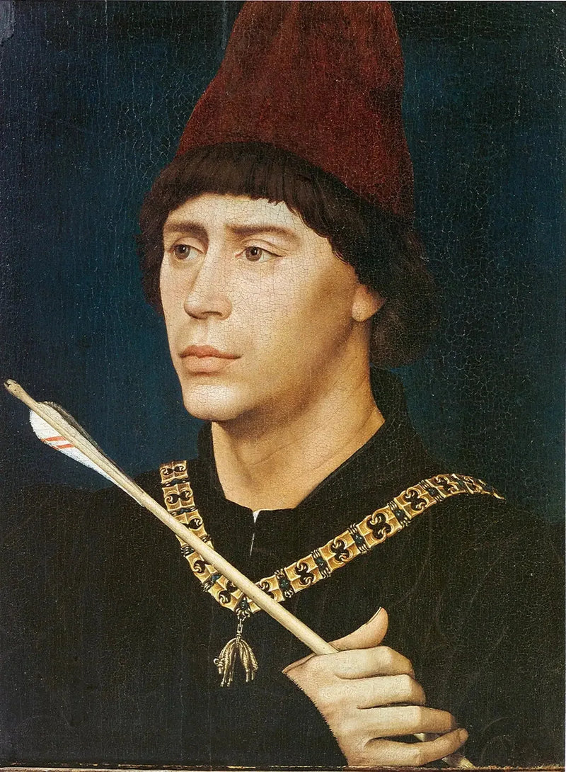 Antoine de Bourgogne का पोर्ट्रेट - Rogier van der Weyden