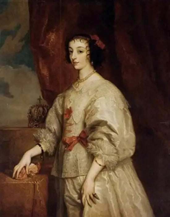 हेनरिएट मारि का पोर्ट्रेट - Antoine van Dyck