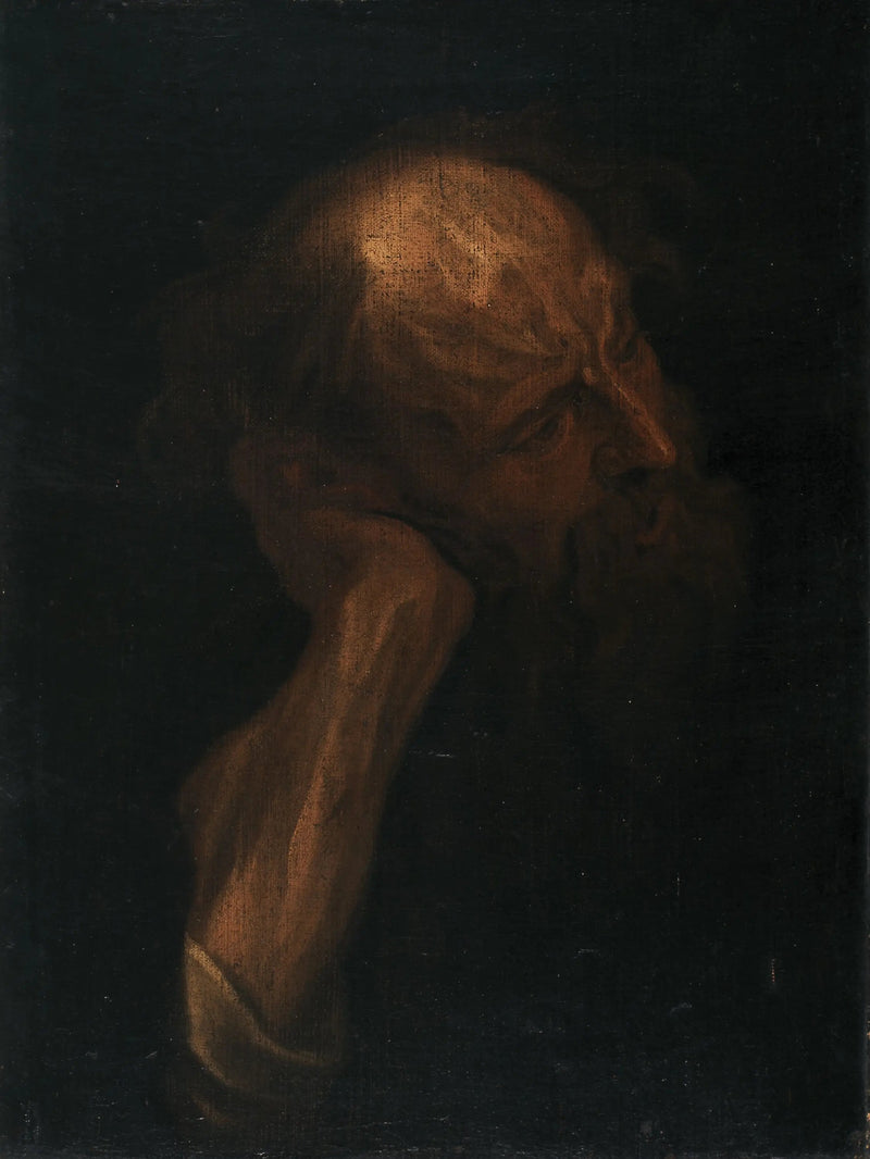 पुरुष की मूर्ति का चित्र - Antoine van Dyck