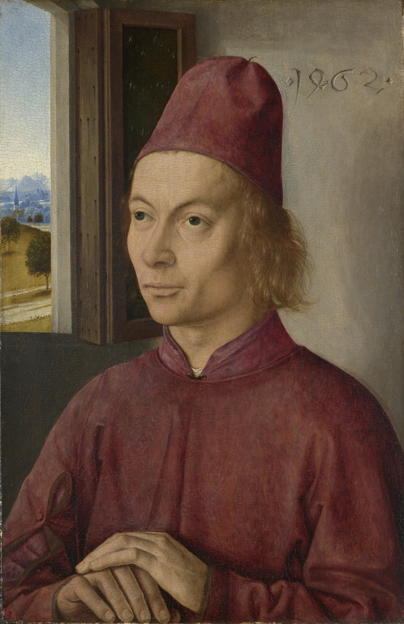 पुरुष का चित्र (Jan van Winckele ?) - Dirk Bouts