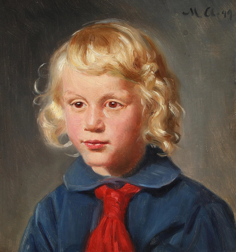 इब किरुलफ का 6 वर्ष की आयु का चित्र। - माइकल पीटर एंकर