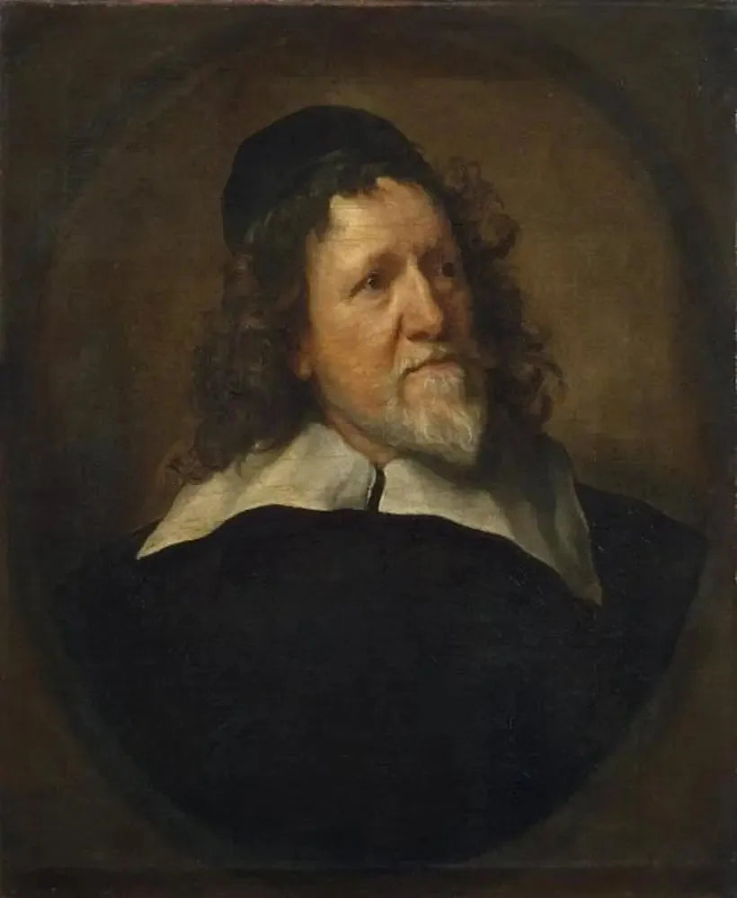 इनिगो जोंस (1573-1652) का पोर्ट्रेट - Antoine van Dyck