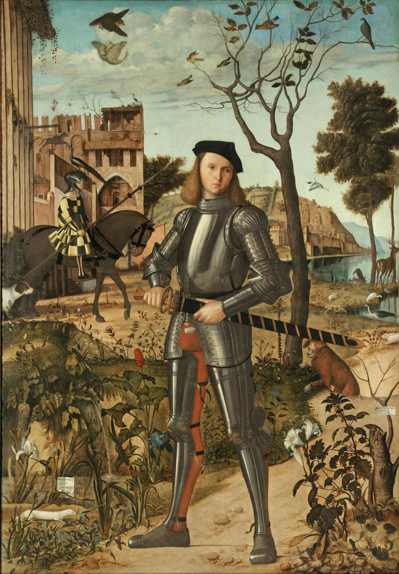 एक योद्धा का पोर्ट्रेट - Vittore Carpaccio