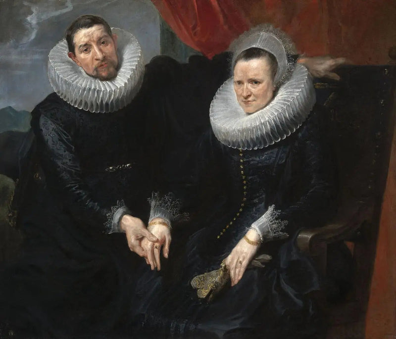 विवाहित जोड़े का पोर्ट्रेट - Antoine van Dyck